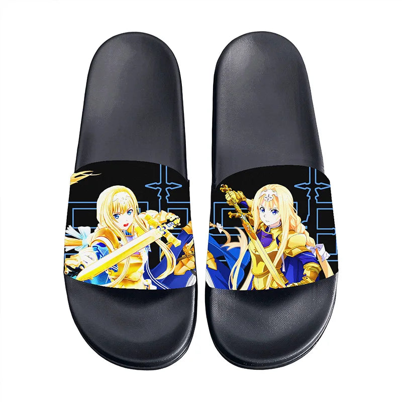 Arc Panel Slide Sandals