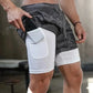 Pixel Frame 2-in-1 Training Shorts
