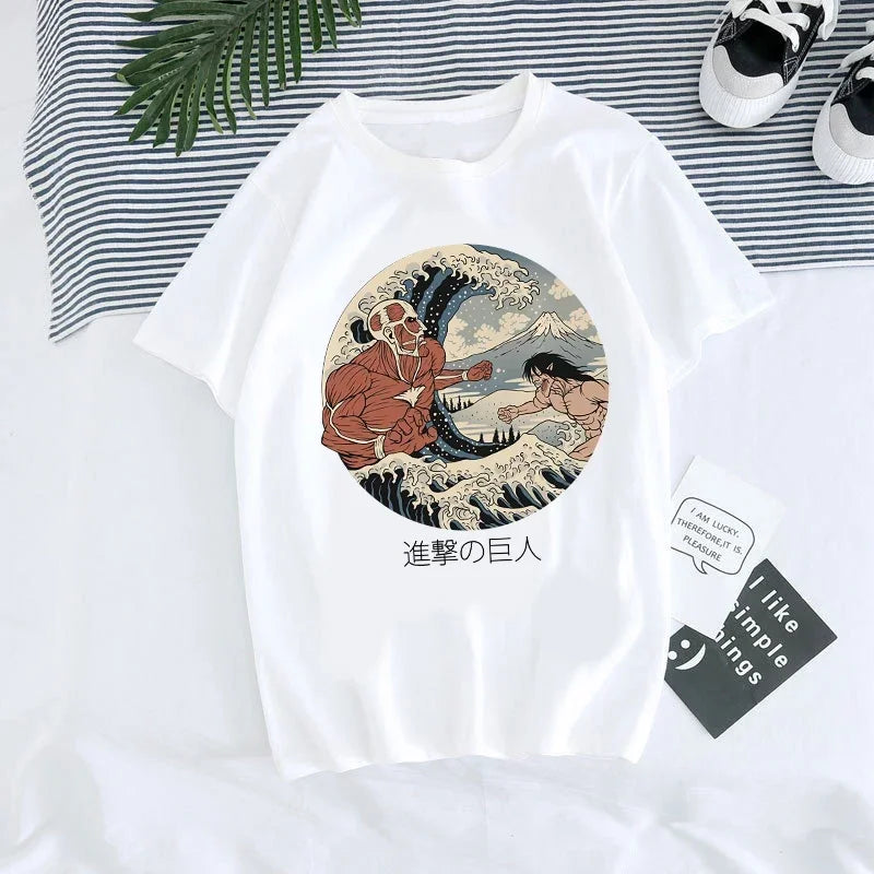 Monochrome Strike Graphic T-Shirt