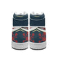 Onyx Thread High-Top Sneakers