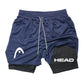 Neon Circuit Board Shorts