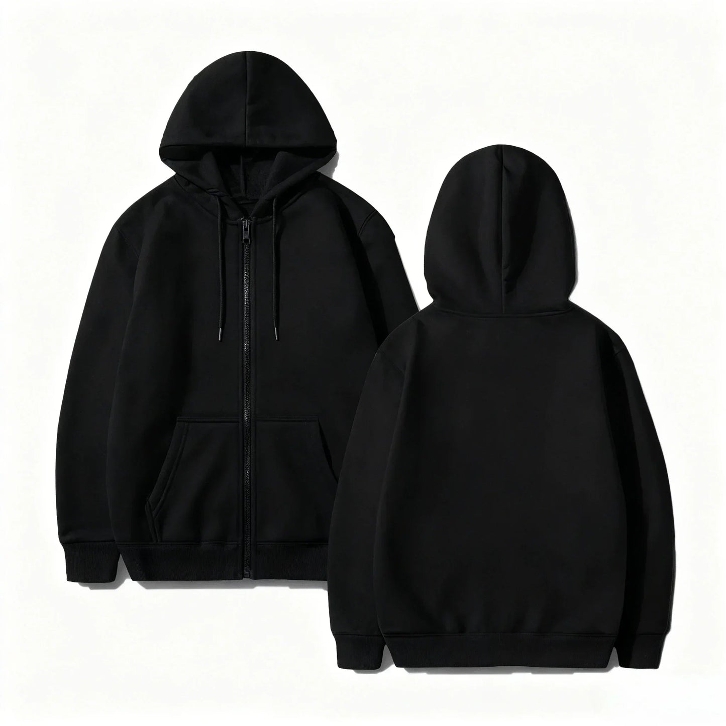 Crimson Drop Zip Hoodie