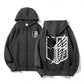 Crimson Drop Zip Hoodie