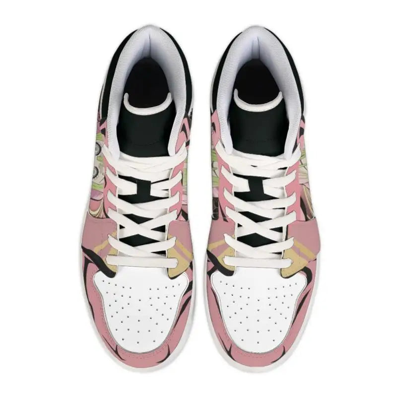 Onyx Thread High-Top Sneakers