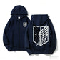 Crimson Drop Zip Hoodie