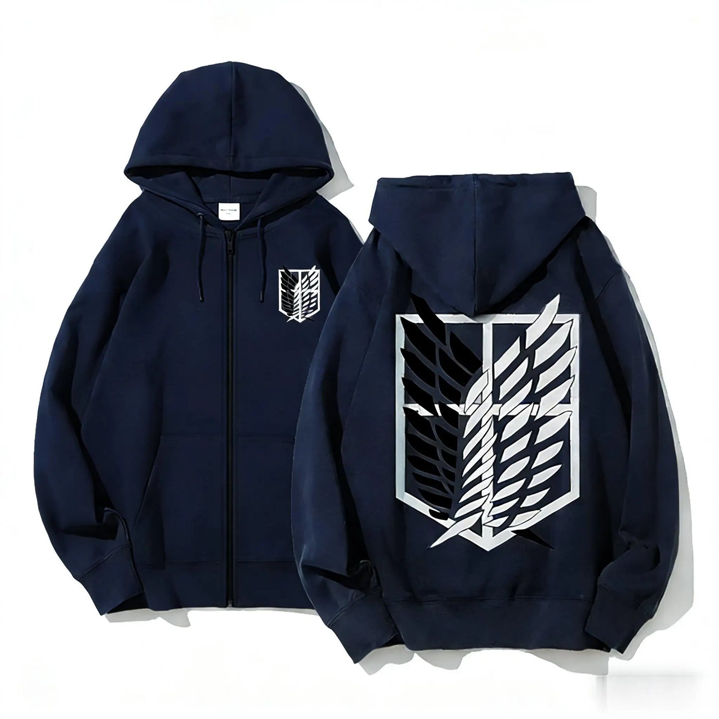 Crimson Drop Zip Hoodie