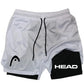 Neon Circuit Board Shorts