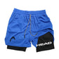 Neon Circuit Board Shorts