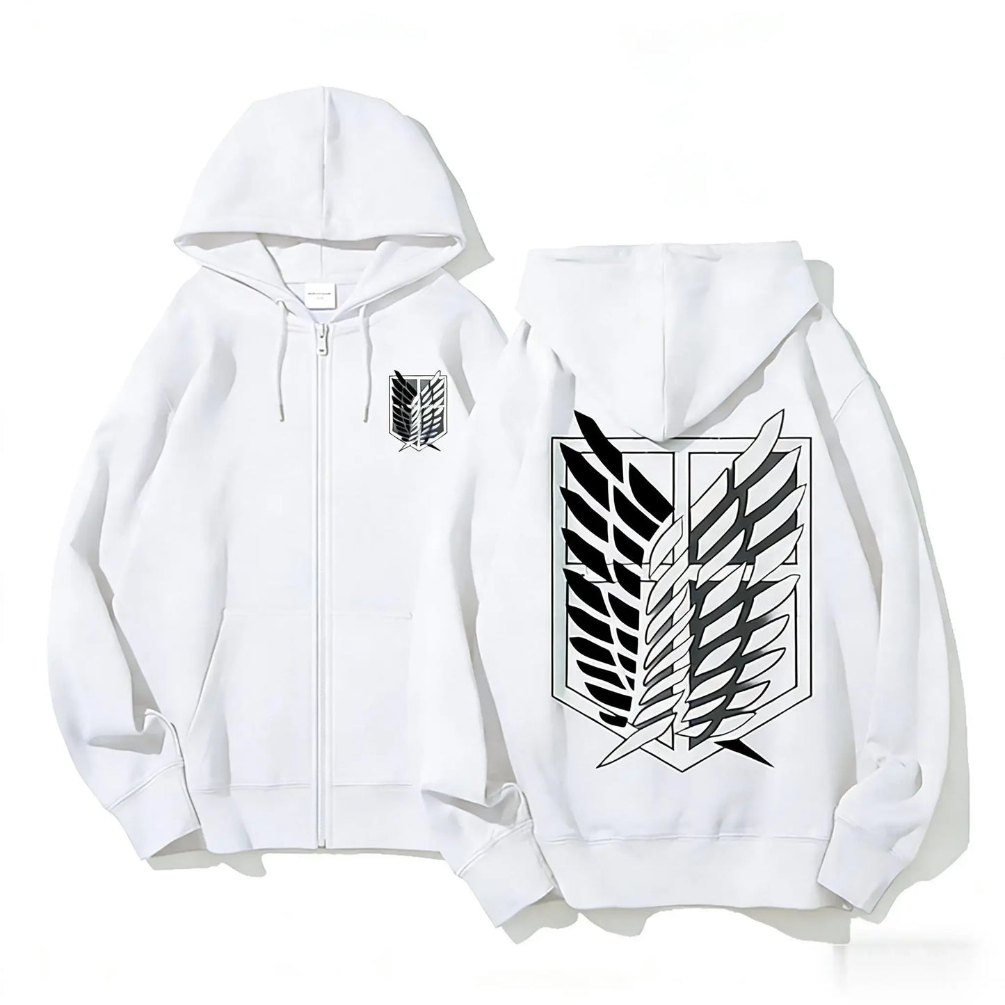 Crimson Drop Zip Hoodie