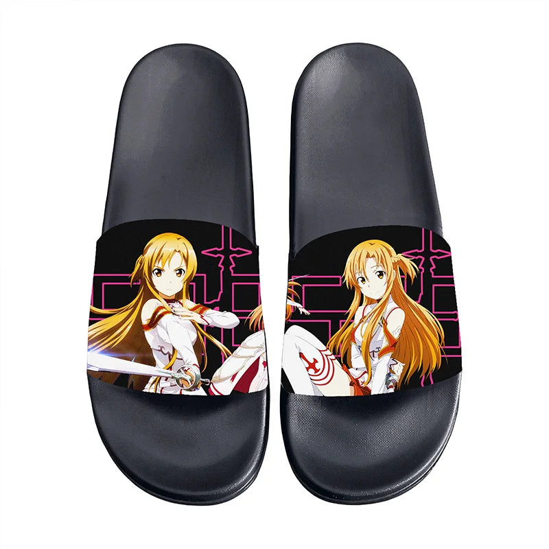 Arc Panel Slide Sandals