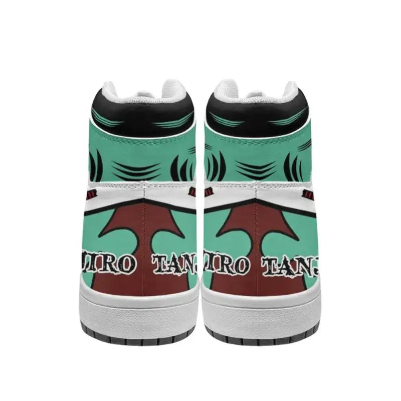 Onyx Thread High-Top Sneakers