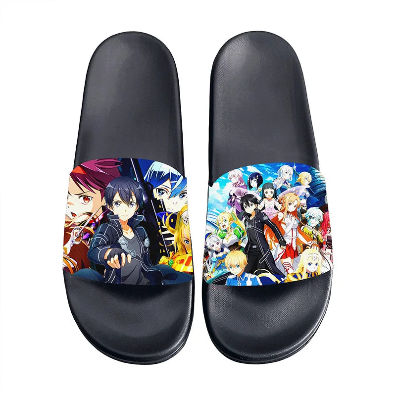 Arc Panel Slide Sandals