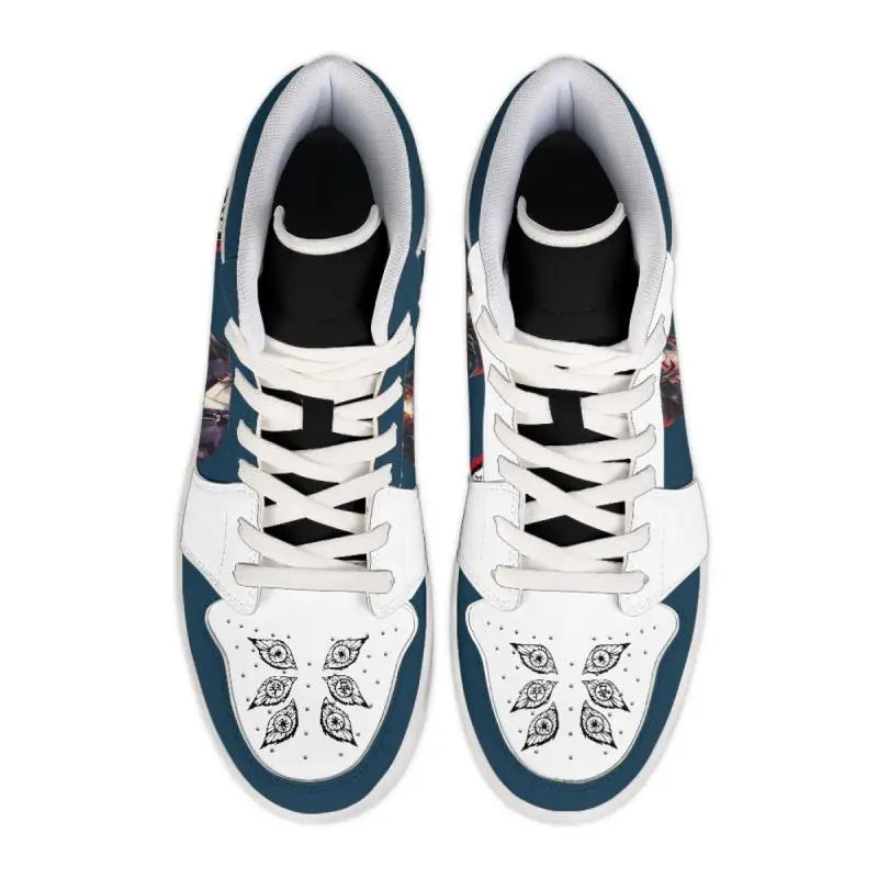 Onyx Thread High-Top Sneakers