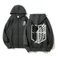 Crimson Drop Zip Hoodie