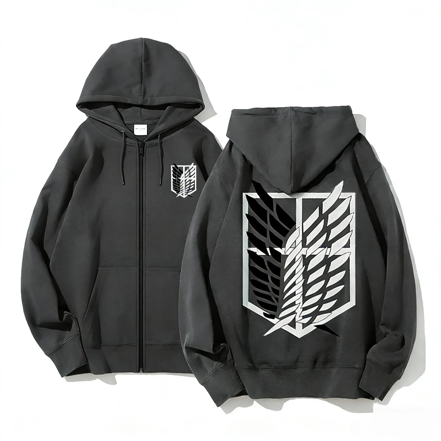 Crimson Drop Zip Hoodie