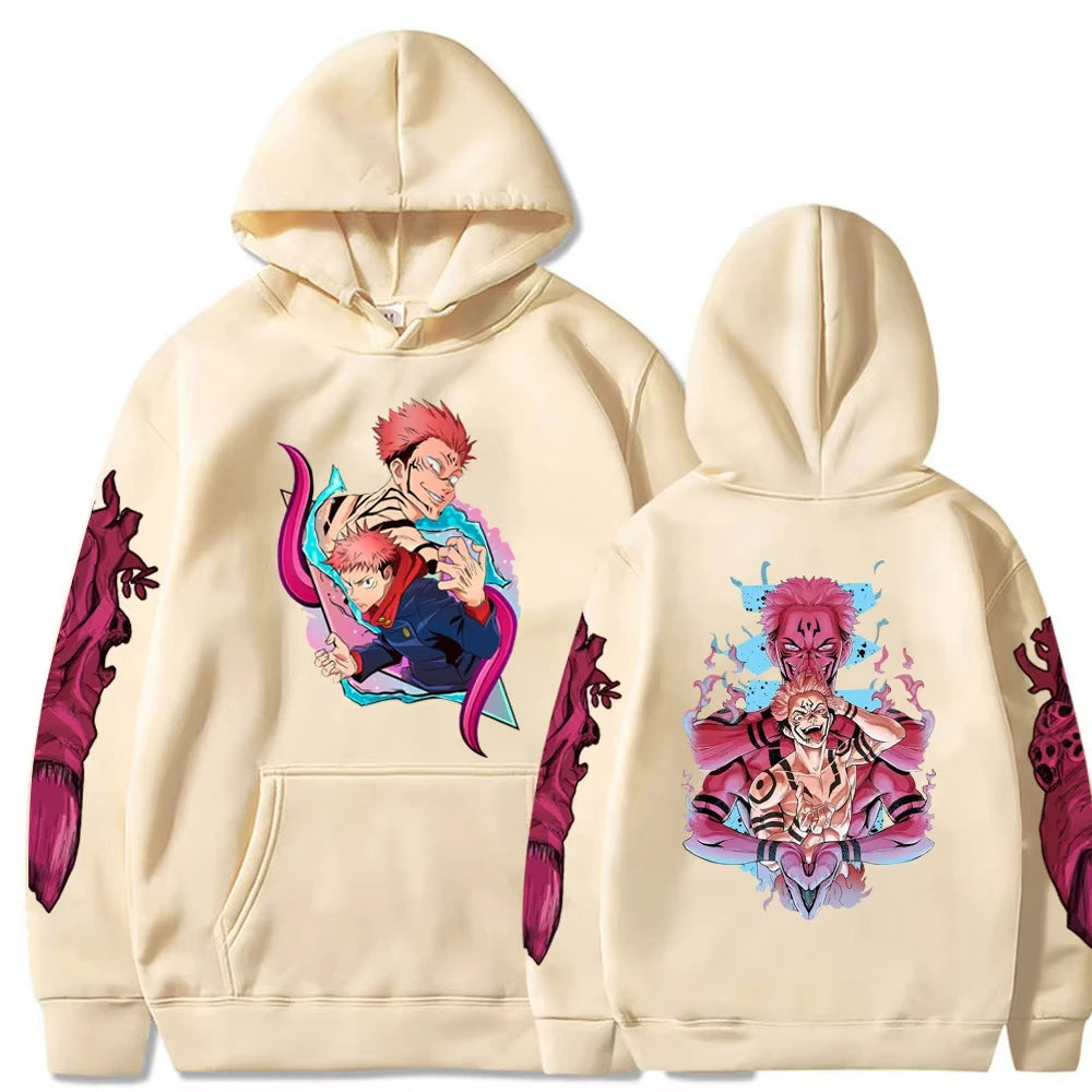 Lunar Storm Oversized Graphic Hoodie