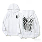 Crimson Drop Zip Hoodie