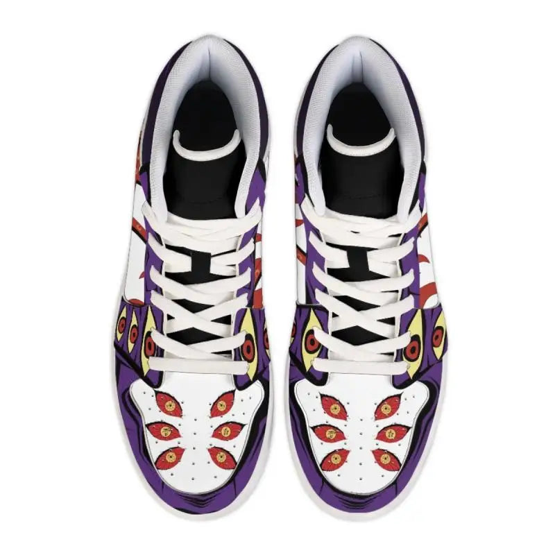 Onyx Thread High-Top Sneakers