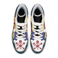 Onyx Thread High-Top Sneakers