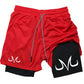 Chrome Signal 2-in-1 Training Shorts