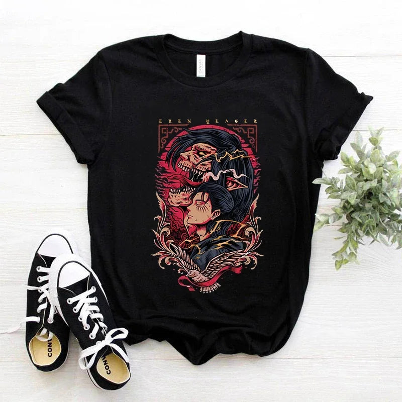 Monochrome Strike Graphic T-Shirt