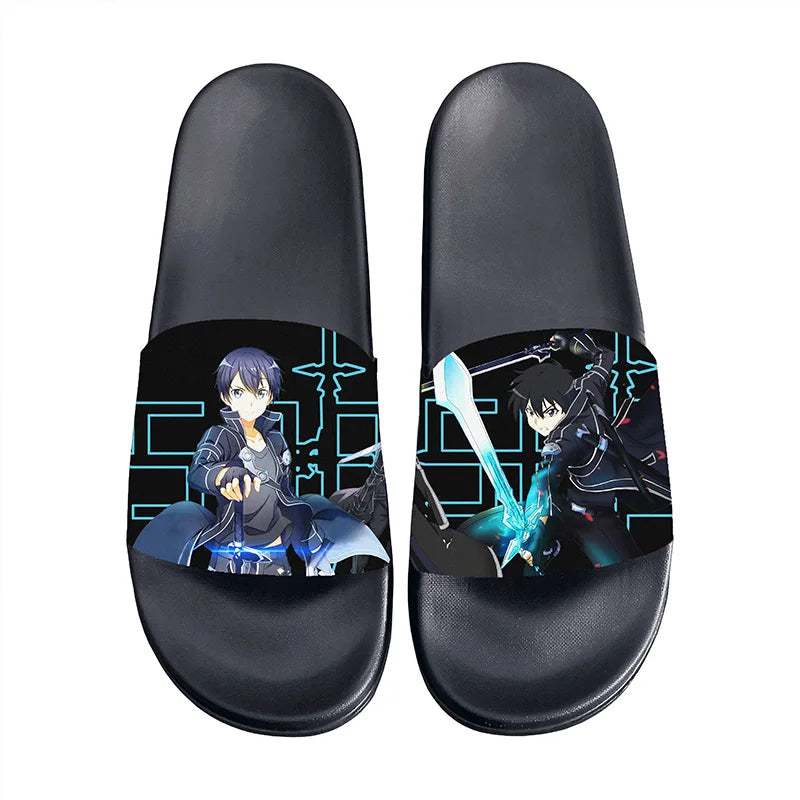 Arc Panel Slide Sandals