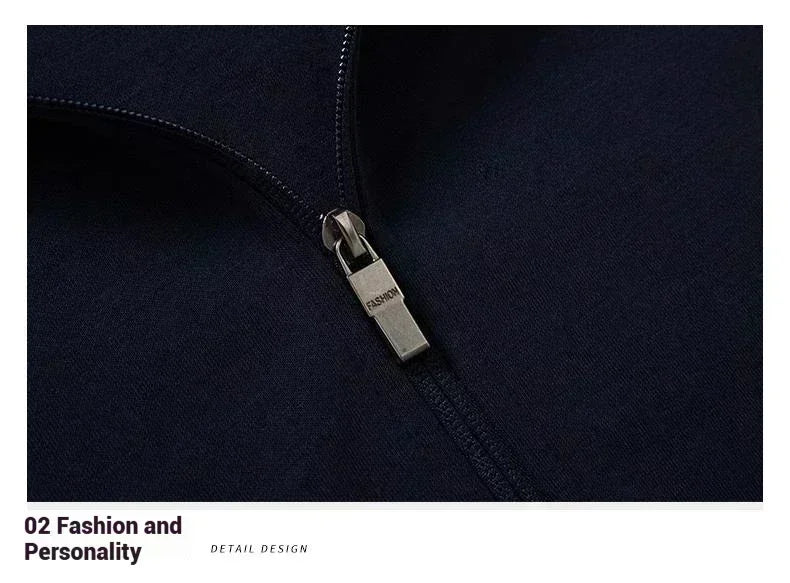 Crimson Drop Zip Hoodie