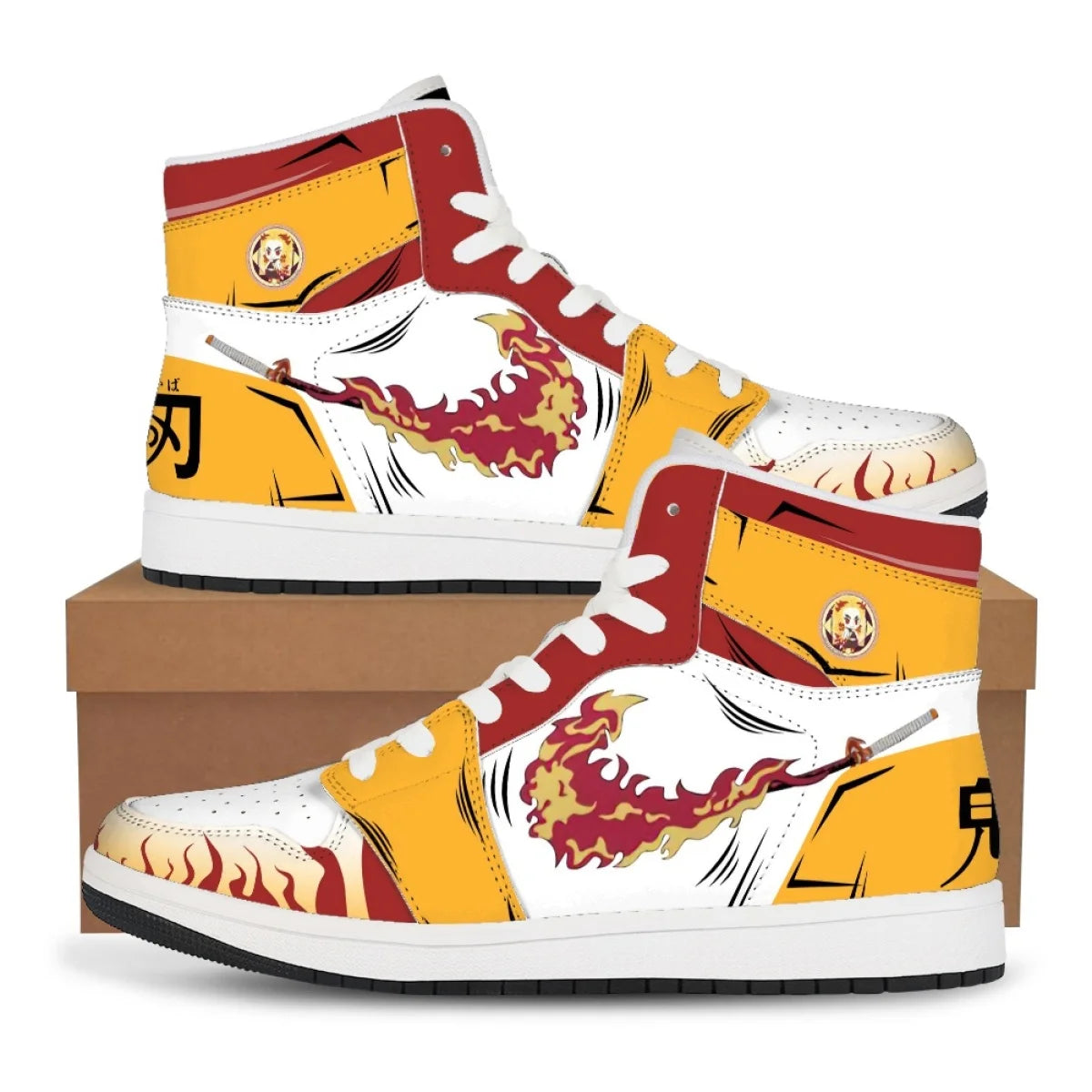 Onyx Thread High-Top Sneakers