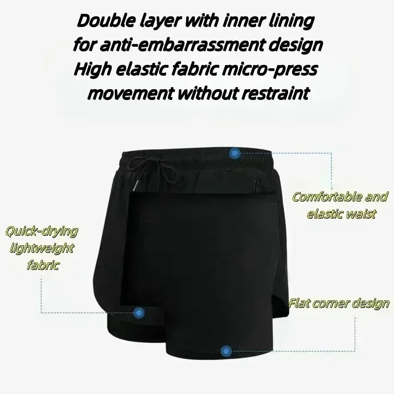 Solar Zone 2-in-1 Training Shorts