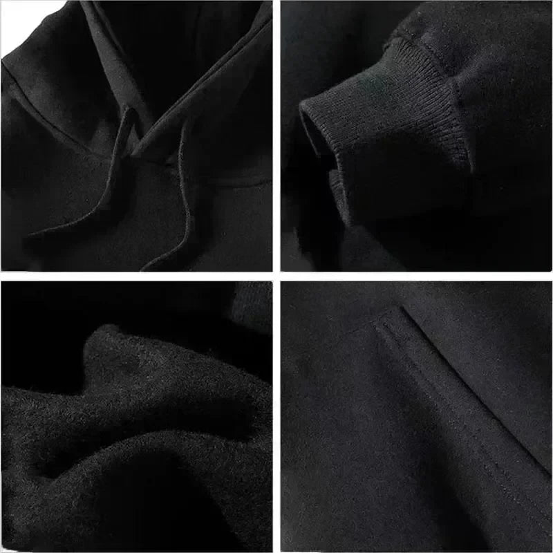 Ghost Line Fleece Pullover Hoodie