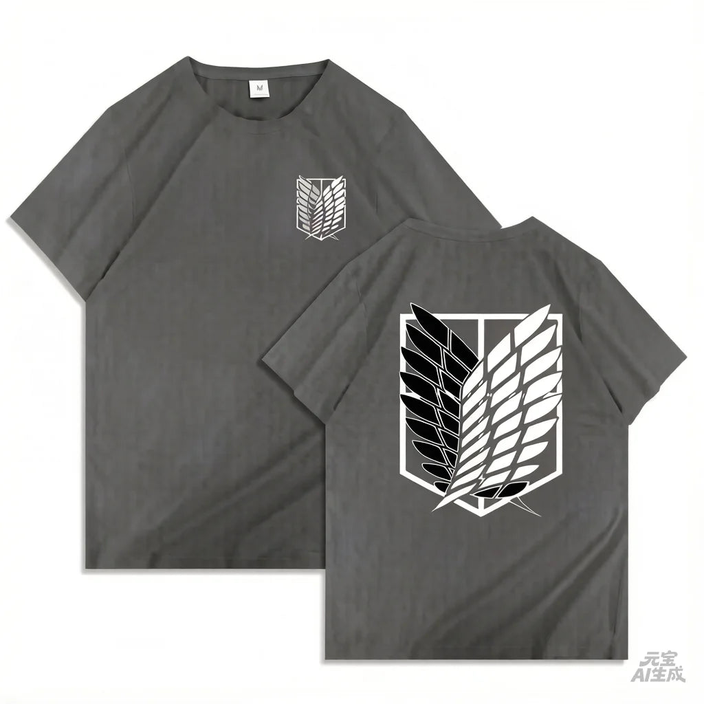 Monochrome Strike Graphic T-Shirt