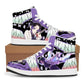 Onyx Thread High-Top Sneakers
