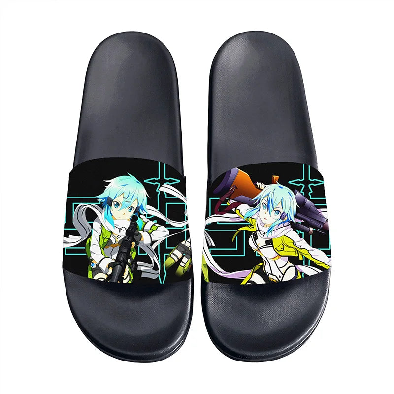 Arc Panel Slide Sandals