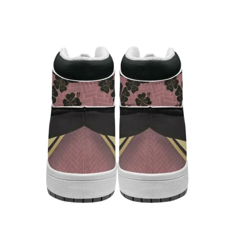 Onyx Thread High-Top Sneakers