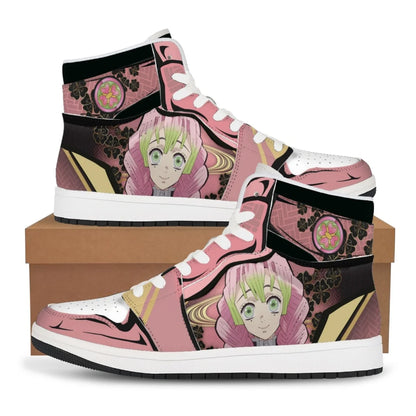 Onyx Thread High-Top Sneakers