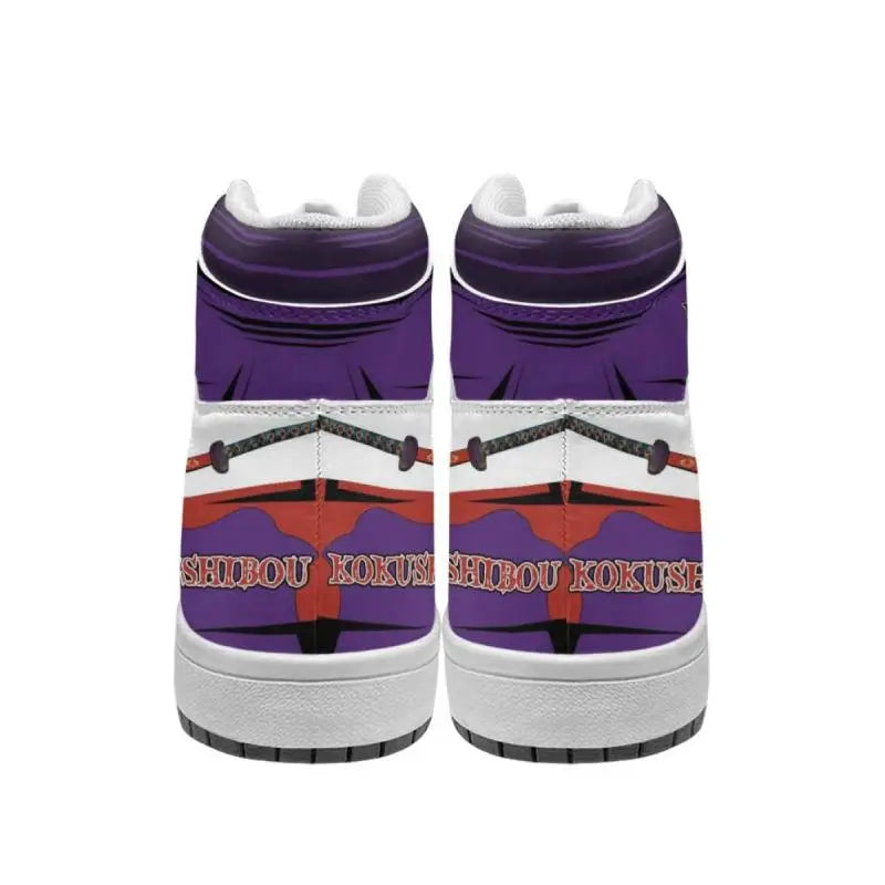 Onyx Thread High-Top Sneakers