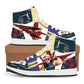 Onyx Thread High-Top Sneakers