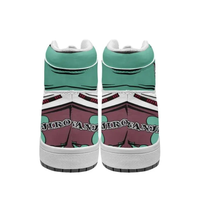 Onyx Thread High-Top Sneakers