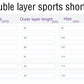 Skyline Aura 2-in-1 Training Shorts