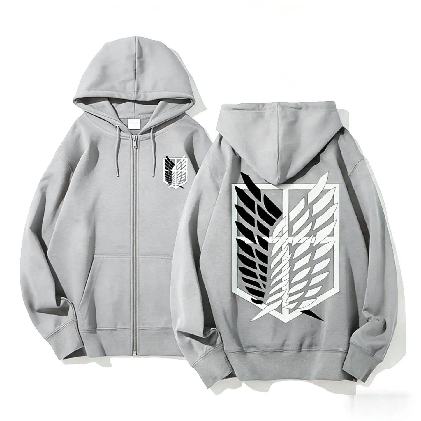 Crimson Drop Zip Hoodie