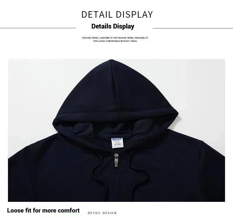 Crimson Drop Zip Hoodie