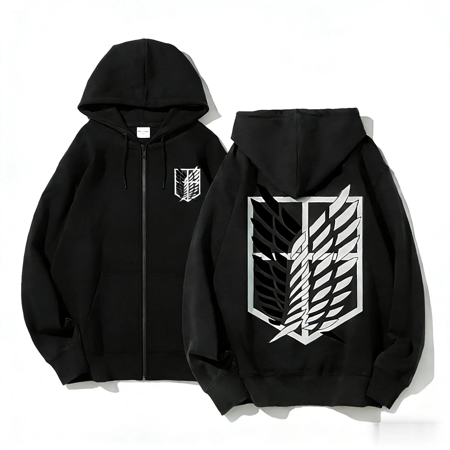 Crimson Drop Zip Hoodie